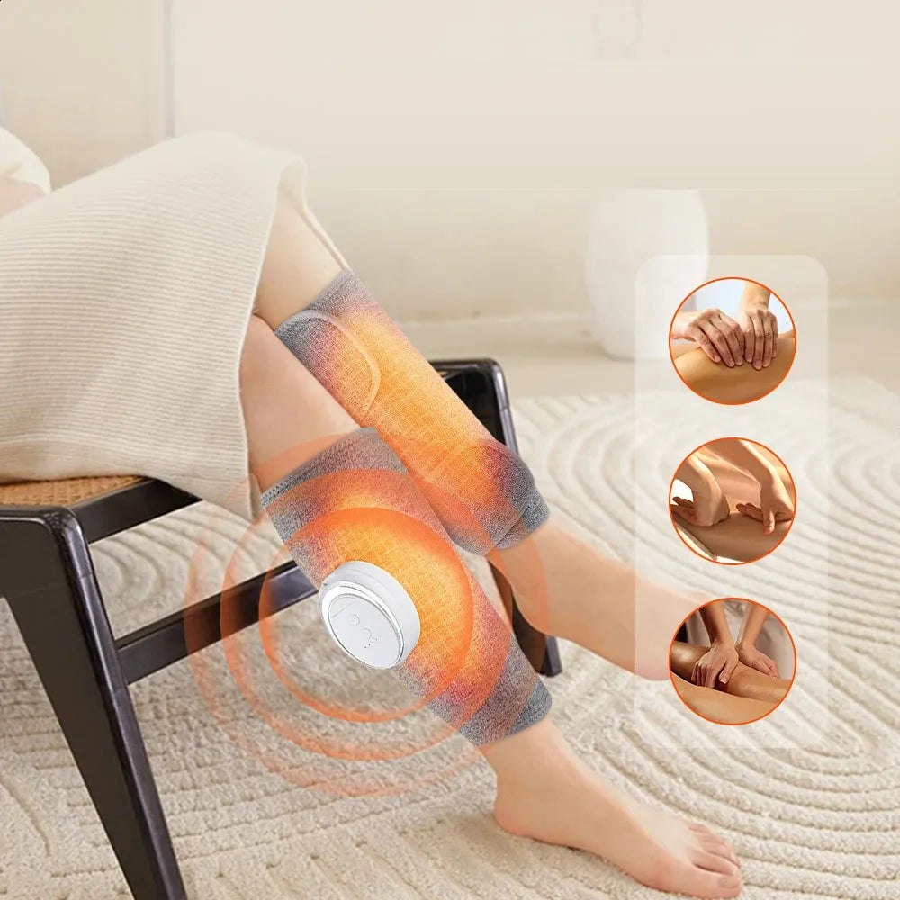 HexoLeg™ Cordless Air Compression Calf Massager with Heat & Smart Pressure Relief