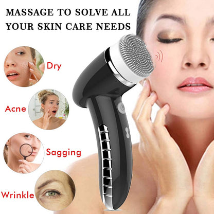 HexoBrush™ – 4-in-1 Sonic Facial Cleanser & Massager