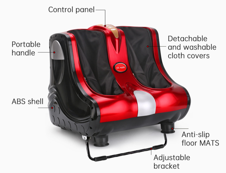 HexoRelief™ Full-Coverage Heated Foot & Leg Massager for Deep Acupoint Therapy & Circulation