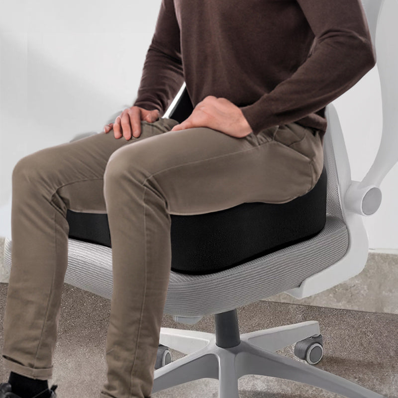 HexoSeat™ Memory Foam Car Cushion – Ergonomic Pain Relief for Back & Coccyx