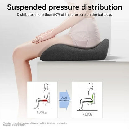 HexoSeat™ Memory Foam Coccyx Cushion for Tailbone & Sciatica Relief
