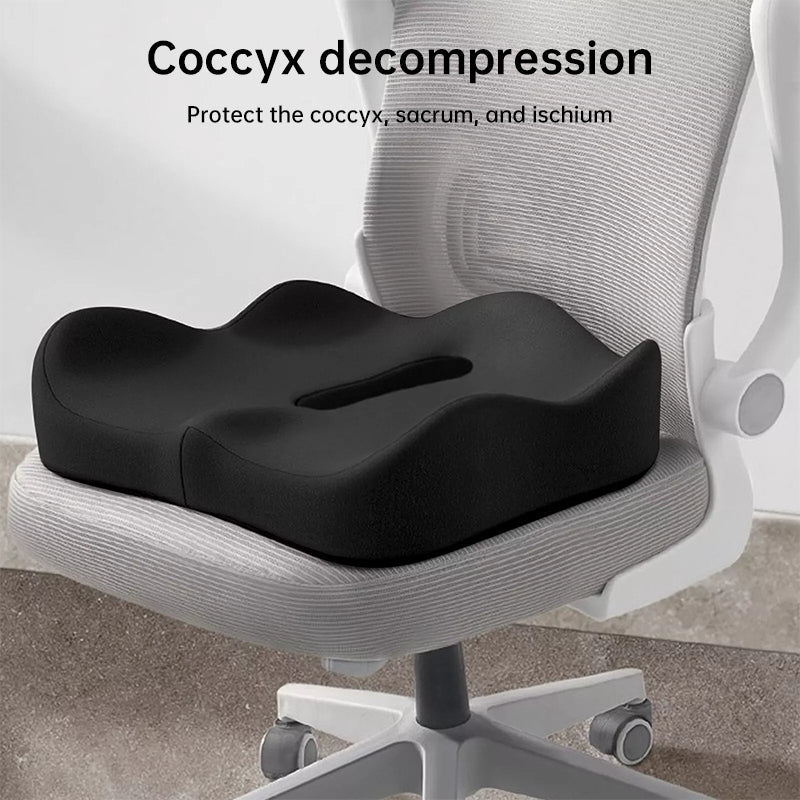HexoSeat™ Memory Foam Car Cushion – Ergonomic Pain Relief for Back & Coccyx