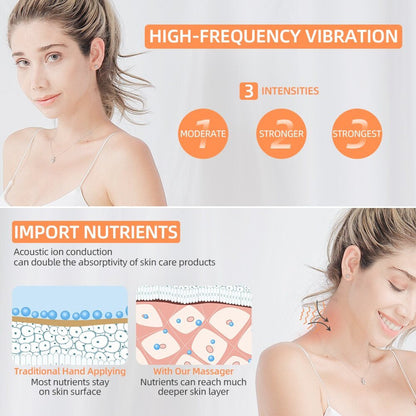 HexoLift™ EMS Neck & Face Lifting Massager with LED Light & Skin Tightening Heat Therapy