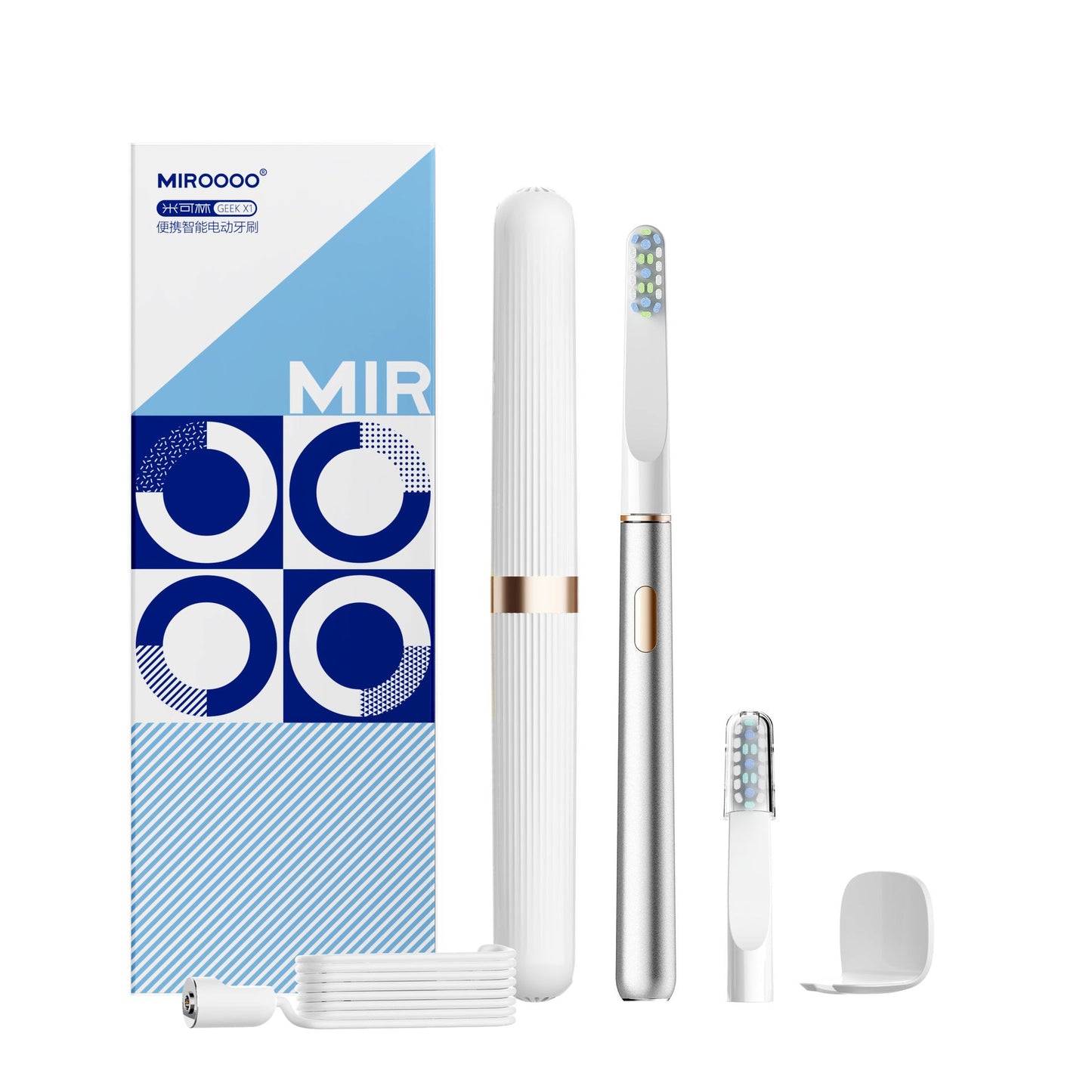 MIROOOO™ Soundwave Electric Toothbrush with Smart Vibration & Magnetic Charging