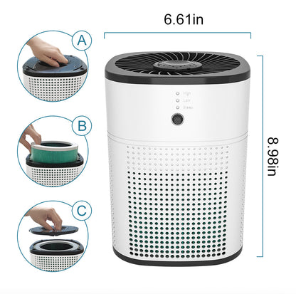 HexoPure™ Compact Air Purifier for Bedrooms, Offices & Small Spaces