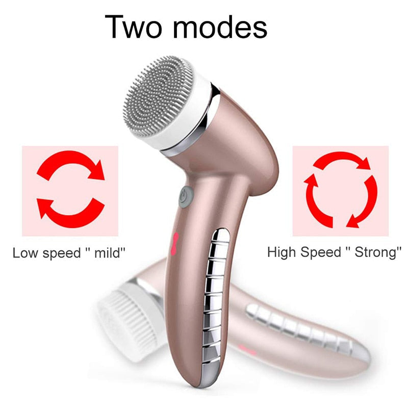 HexoBrush™ – 4-in-1 Sonic Facial Cleanser & Massager