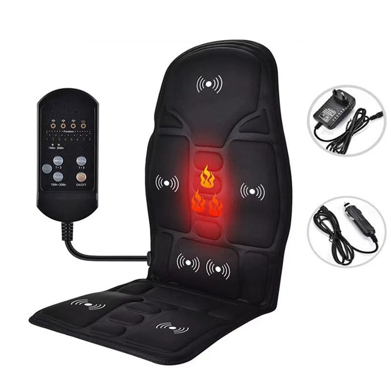 HexoRide™ – Heated Back & Seat Massage Cushion