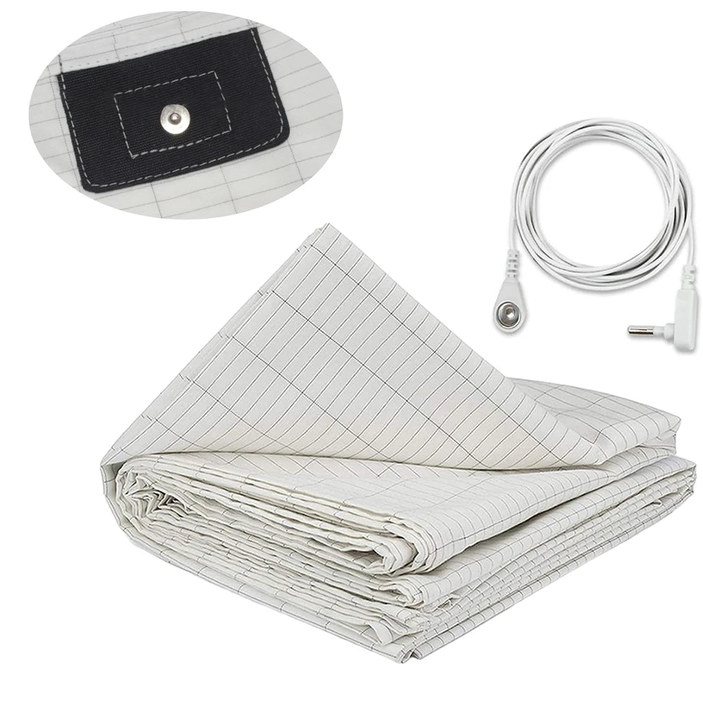 HexoWeave™ Silver Fiber Bed Sheets for Anti-Static, Grounded Sleep