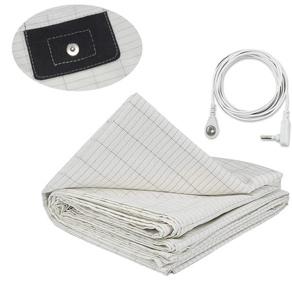HexoWeave™ Silver Fiber Bed Sheets for Anti-Static, Grounded Sleep