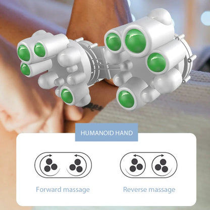 HexoEase™ Heated Massage Pillow for Neck, Back & Shoulder Relief