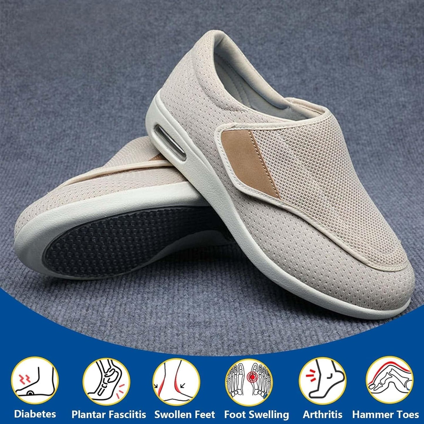 HexoComfy™ Comfortable Wide Diabetic Shoes