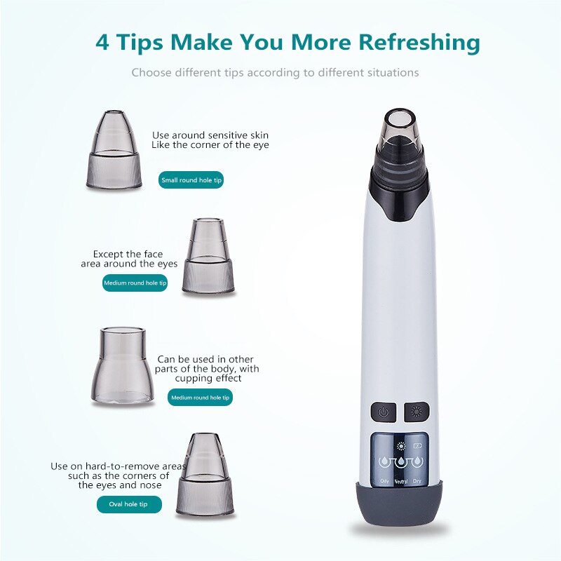 HexoSkin™ – Blackhead Remover with Heat & Adjustable Suction