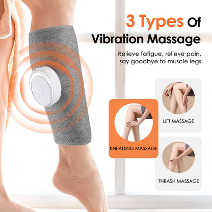 HexoLeg™ Cordless Air Compression Calf Massager with Heat & Smart Pressure Relief