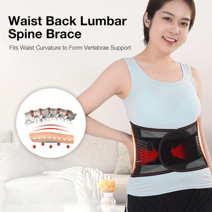 HexoSpine™ – Lumbar Support Belt with Breathable Mesh & Double Stabilization