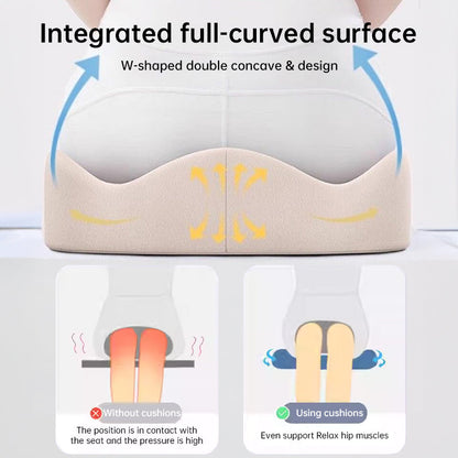 HexoSeat™ Memory Foam Car Cushion – Ergonomic Pain Relief for Back & Coccyx