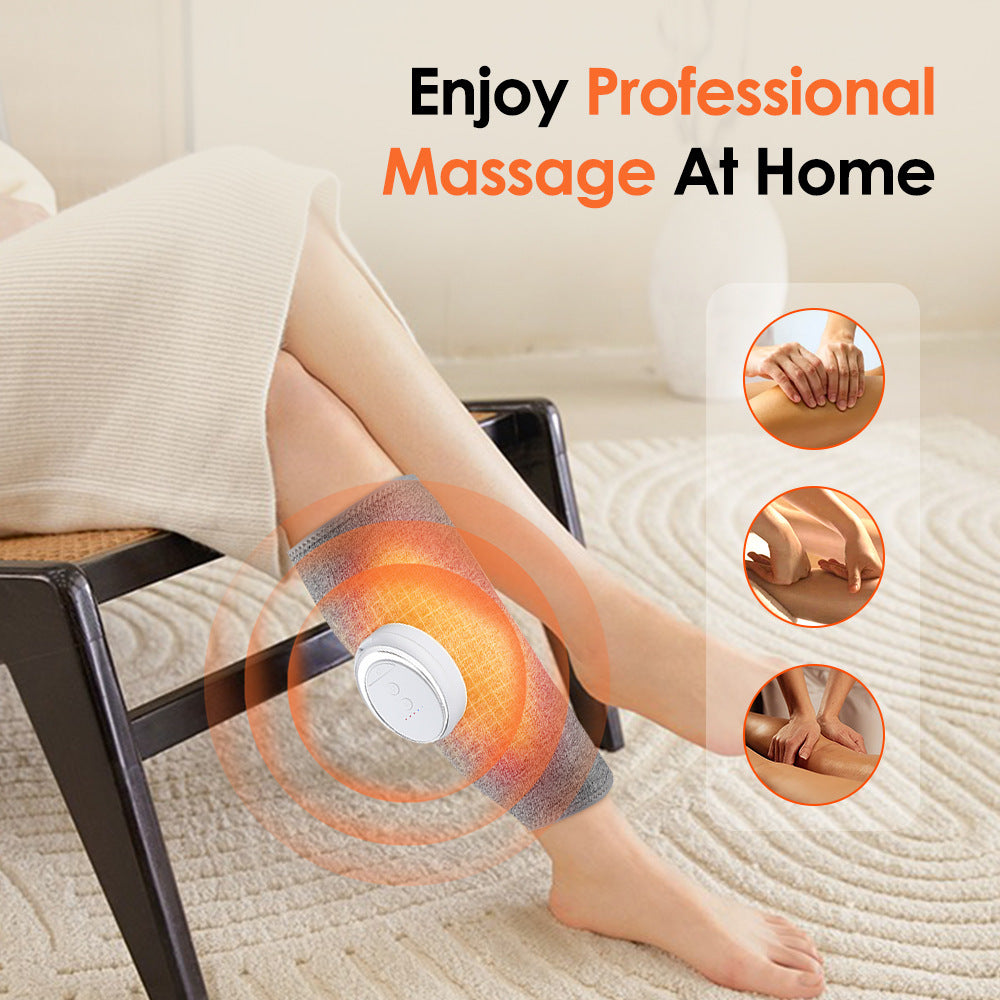HexoLeg™ Cordless Air Compression Calf Massager with Heat & Smart Pressure Relief