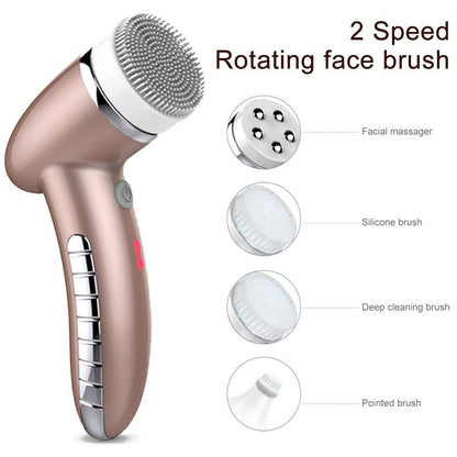 HexoBrush™ – 4-in-1 Sonic Facial Cleanser & Massager