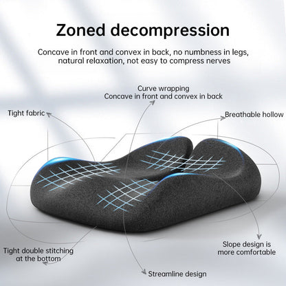 HexoSeat™ Memory Foam Coccyx Cushion for Tailbone & Sciatica Relief