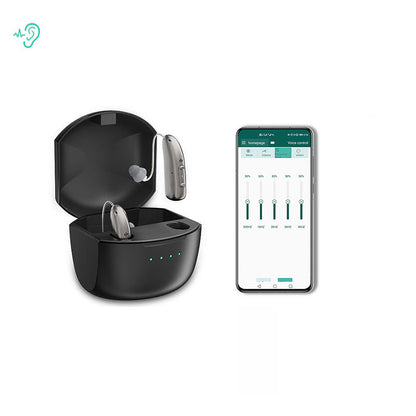 HexoTone™ – Smart Bluetooth Hearing Aid with Noise Reduction for Seniors