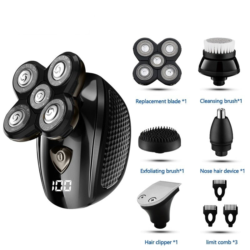 HexoSkull™ Men's Electric Bald Head Shaver