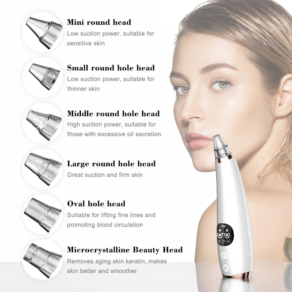 HexoClear™ – Electric Pore Vacuum & Blackhead Remover