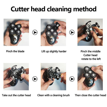 HexoSkull™ Men's Electric Bald Head Shaver
