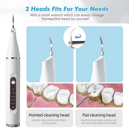 HexoSmile™ Ultrasonic Dental Cleaner for Tartar Removal & Teeth Whitening