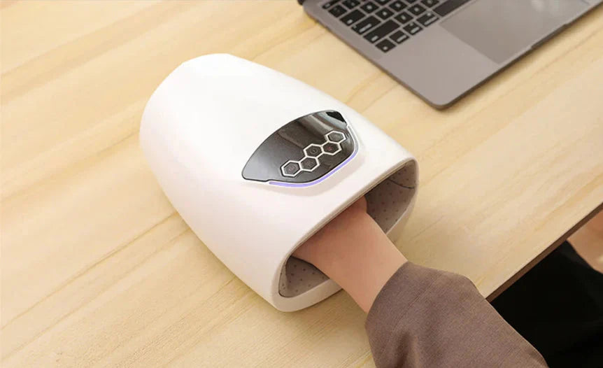 HexoPalm™ – Electric Heat & Compression Hand Massager