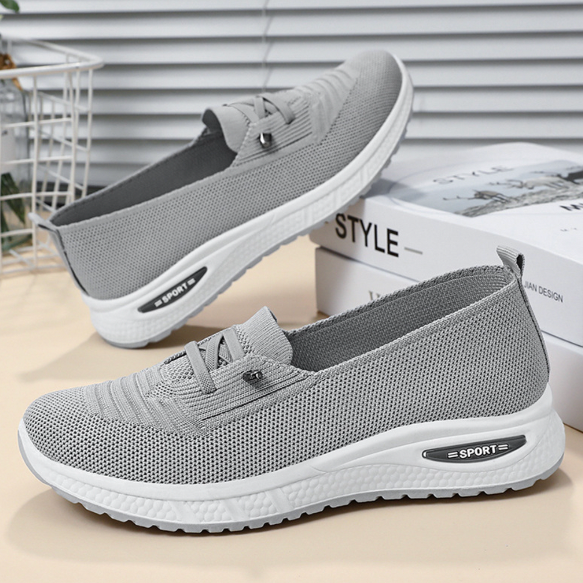 HexoComfy™ Orthopedic Mesh Women's Slip-Ons