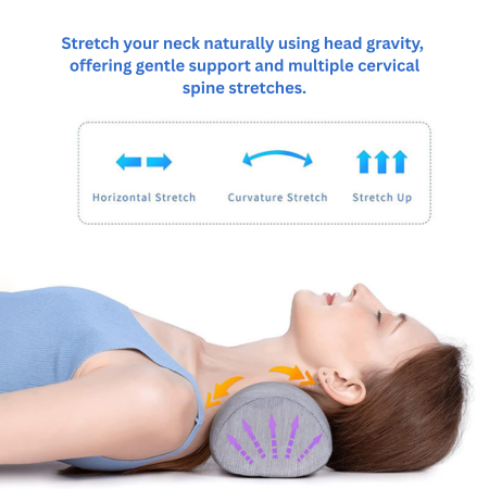 HexoCurve™ Cervical Traction Pillow for Neck Support & Posture Correction